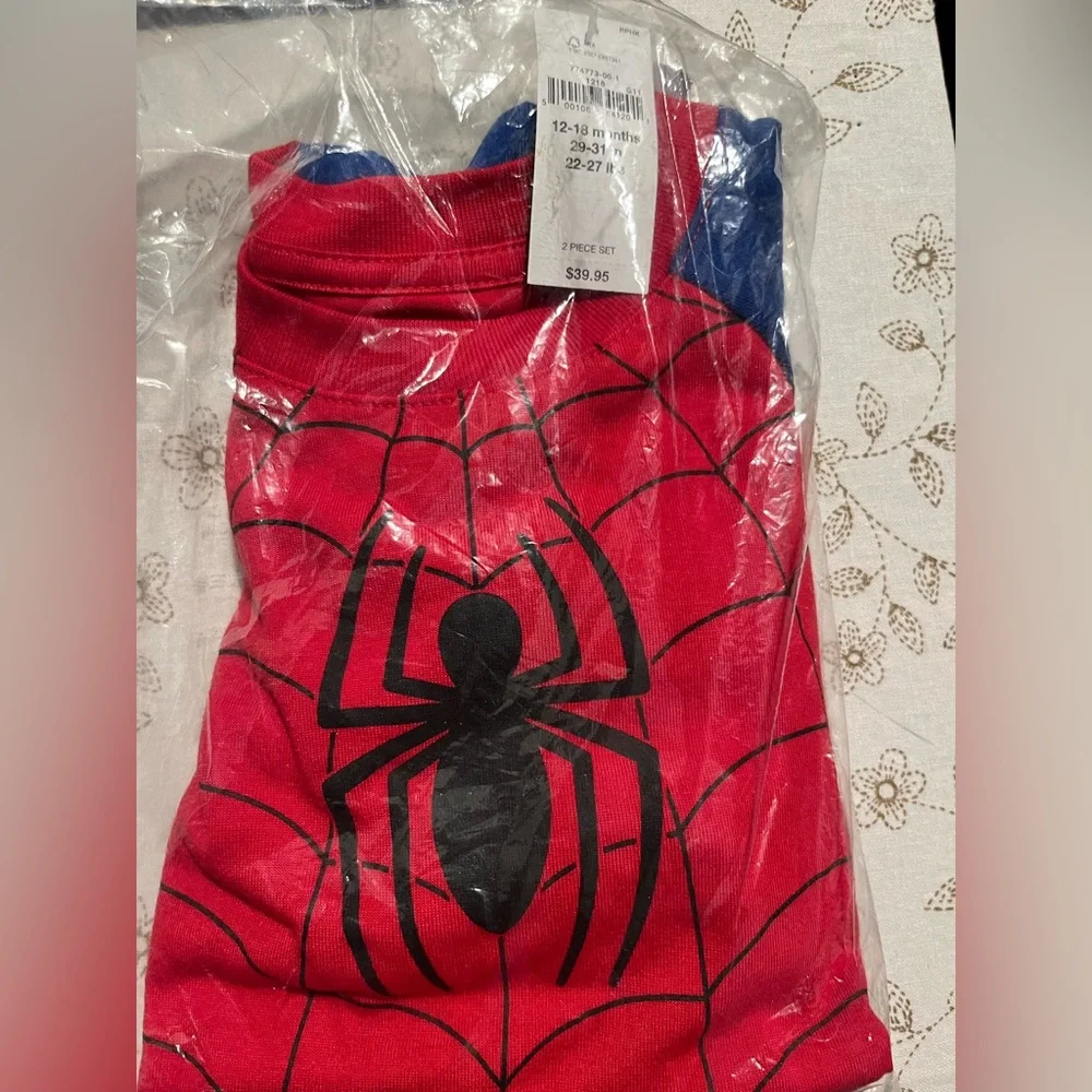 🌻 3/$20 Baby Gap SpiderMan pajama set 18 months Marvel pjs spider man - Picture 4 of 5